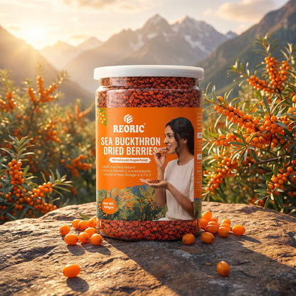 Reoric Pure Dried Sea Buckthorn Berries (100g)