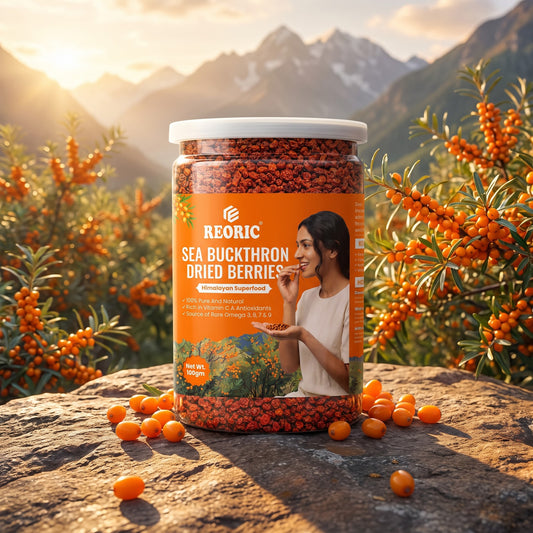 Reoric Pure Dried Sea Buckthorn Berries (100g)