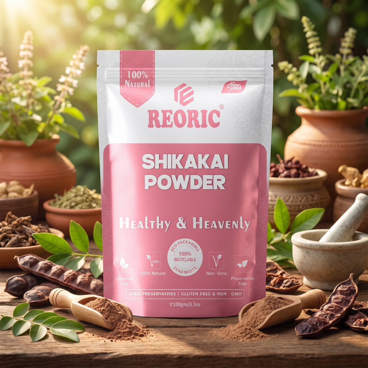 Reoric Pure Shikakai Powder 100g