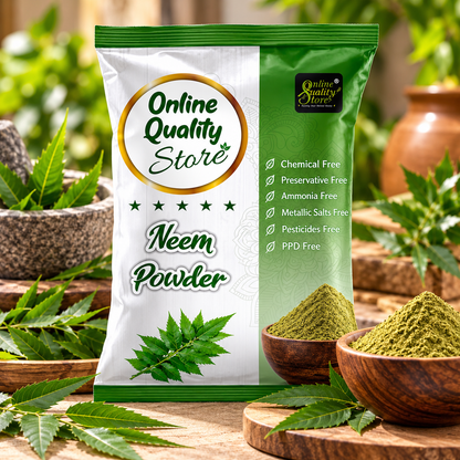 Online Quality Store Neem Powder (Azadirachta indica) Anti-Dandruff Hair DIY Packs & Anti Acne Face Packs (50g, Pack of 1)