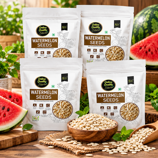 Online Quality Store Watermelon Seeds -400g(100g x 4 Pack)|Watermelon Seeds for Improves heart health
