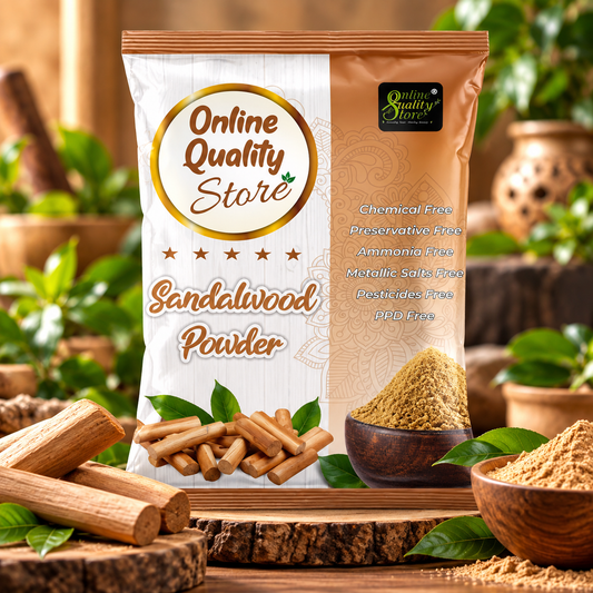 Online Quality Store chandan powder |sandalwood powder |chandan powder for face |Chandan |Organic Sandalwood Powder |Chandan powder for puja, face mask (100g, Pack of 1)