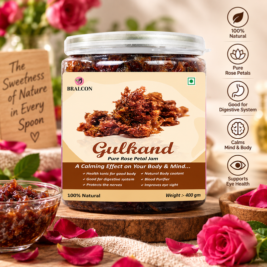 BRALCON Natural Gulkand (Rose Petal Jam) - 400g