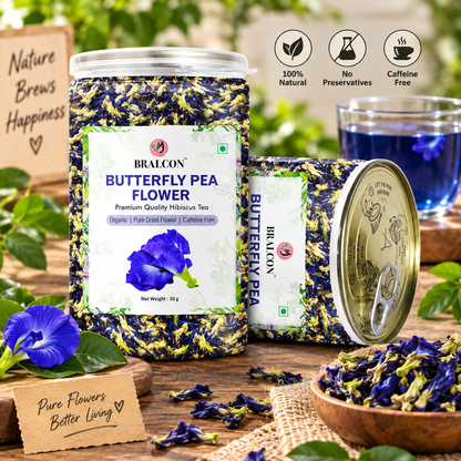 "BRALCON Butterfly Pea Flower Tea- 50g   "