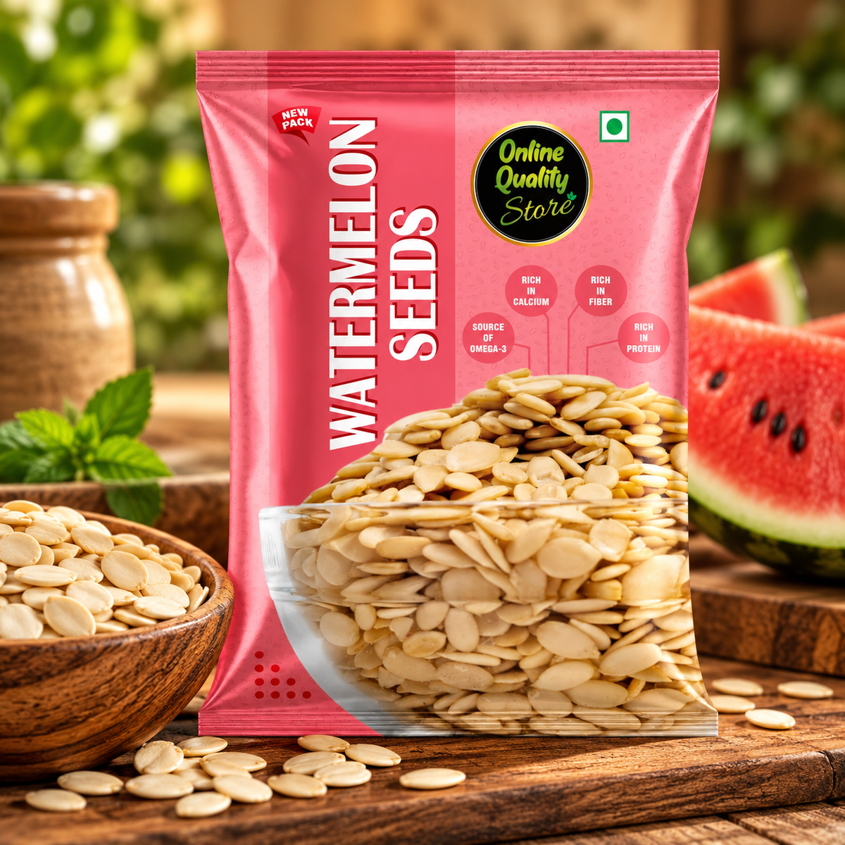 Online Quality Store Watermelon Seeds-100gm| Watermelon Seeds for Improves heart health