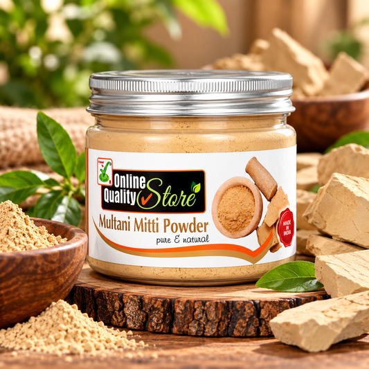 Online Quality Store Organic Multani Mitti Powder | Healing Clay | Bentonite Clay |Calcium Bentonite Clay for Face Pack And Hair Pack |pure multani mitti powder |multani mitti powder pure 100%,200g