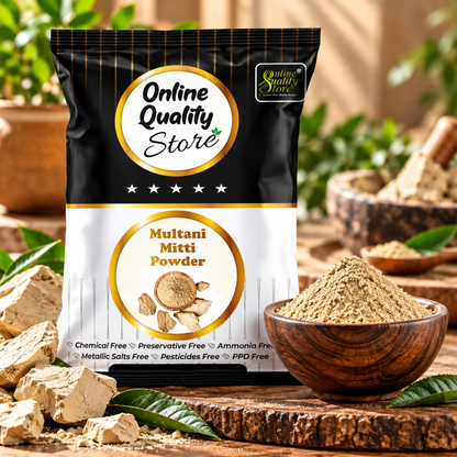 Online Quality Store herbal powder combo for hair and face (Multani mitti powder)