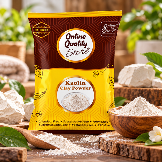 Online Quality Store Natural Kaoline/Clay Powder For Acne, Blackheads And For Glowing Skin, 250g